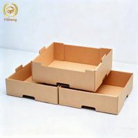 Boîte à fruits écologique avec impression de logo personnalisé, boîte en carton pour le transport de fruits et légumes, boîte d'emballage pour fruits