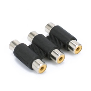 Connettore RCA Lotus Femmina-Femmina di Alta Qualità, Adattatore Tre Ingressi AV Femmina per Audio e Video - Product Image 6
