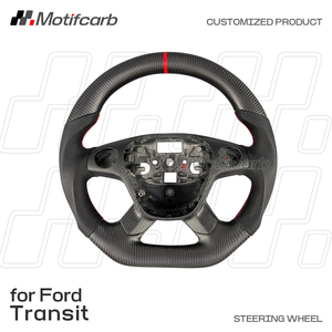 Volante de Fibra de Carbono Mate Personalizado para Ford Transit 150 250 Explorer SE Sportsmobile 4x4 2015-2026, Mejora del Interior del Automóvil - Product Image 2