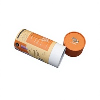 Boîtes cylindriques imprimées en couleur, écologiques, recyclables, personnalisées avec estampage à chaud pour biscuits, collations, jouets, emballages décoratifs