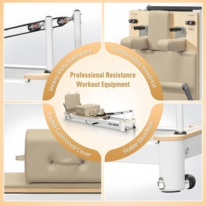 Reformer <span class=keywords><strong>de</strong></span> Pilates Profesional <span class=keywords><strong>de</strong></span> Aluminio, Ajustable, Portátil y Duradero, para <span class=keywords><strong>Ejercicios</strong></span> <span class=keywords><strong>de</strong></span> Yoga y Fortalecimiento del Core en Casa o en el Gimnasio - Product Image 2