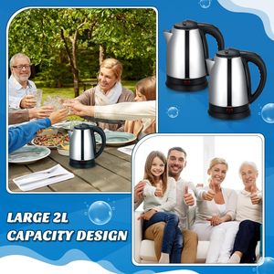 Electric <b>Kettle</b> Stainless Steel USB Powered European Design White Shade Portable Household Appliance - Product Image 5