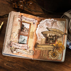 30 autocollants par paquet, série de voyages littéraires classiques, grands maîtres de la littérature, autocollants rétro de littérature - Product Image 3