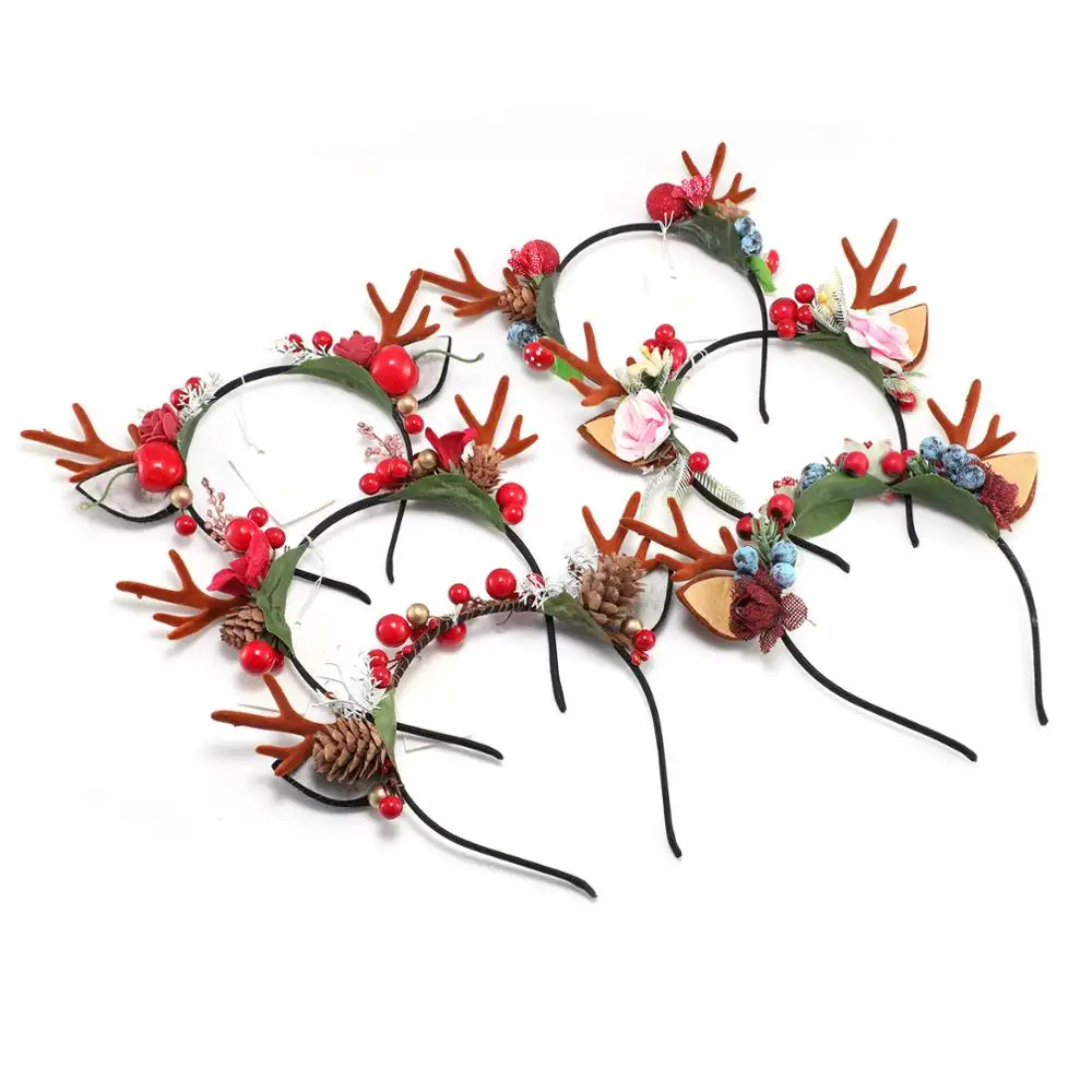 Elk Mori Girl Headband hair accessories Christmas Antler Headband