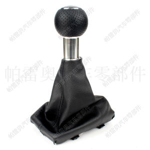 หัวเกียร์รถยนต์ Pao Auto หนังแท้ 5 สปีด สำหรับ Audi A3 S3 8L 8P 2000-2012 ดีไซน์ตามหลักสรีรศาสตร์ - Product Image 1