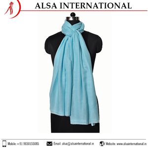 Meilleure qualité multicolore laine nylon plaine écharpes conception de motif personnalisé pour l'hiver direct de l'Inde grossiste - Product Image 6