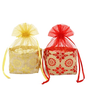 Sanas Linen <b>Draw</b> <b>String</b> Gift <b>Bag</b> Professional Designer Christmas Packaging Factory Direct Sale for Promotions - Product Image 1