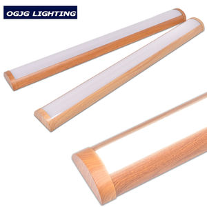 <span class=keywords><strong>Suspension</strong></span> de bureau en <span class=keywords><strong>bois</strong></span> avec <span class=keywords><strong>tube</strong></span> LED, 2 pieds, 4 pieds, 5 pieds, 8 pieds, lumière linéaire LED suspendue pour couloir, haut et bas - Product Image 1