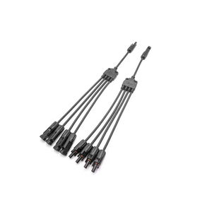 อะแดปเตอร์พลังงานแสงอาทิตย์ IEC Certified PV005-4T1 1500V DC 30A ทองแดงชุบดีบุก แบบ Y แยกสาย ตัวผู้ ตัวเมีย กันน้ำ สำหรับระบบพลังงานแสงอาทิตย์ Xenon - Product Image 1
