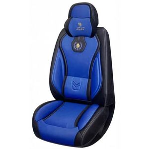 Housse de siège auto de haute qualité en cuir véritable, housse complète avec coussin - Product Image 4