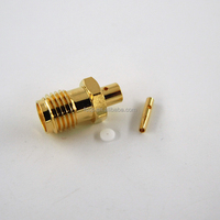Câble coaxial semi-rigide RG405 de 0,86 pouce, antenne électrique étanche, connecteur coaxial RF femelle SMA droit