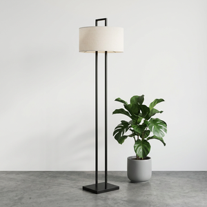 Modern LED Floor Lamp White Cloth Shade E27 Socket <b>Indoor</b> Living Room Hotel <b>Lighting</b> - Product Image 5