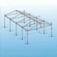 Structure de stand d'exposition pour salon professionnel