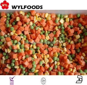 Haricots, carottes, pois verts mélangés avec des épices vertes, fruits et légumes frais, emballages en rouleaux, légumineuses - Product Image 2