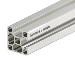 Profili di estrusione di tubi quadrati in alluminio anodizzato personalizzato con scanalatura a T 4040 t-Slot
