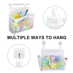 Organizador de Juguetes para Baño para Niños, Bolsa de Almacenamiento Colgante con Abertura Superior Grande y Cierre, Organizador para Bañera y Ducha, Almacenamiento de Juguetes - Product Image 3