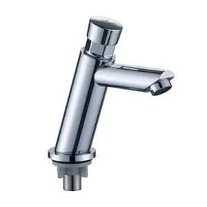 China Hot Sale Public Bathroom Time Self Closing Delay Valve Basin Tap Faucet