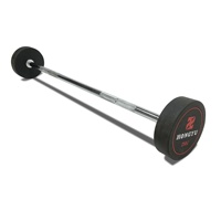 Vente directe usine : Équipement de fitness à domicile – Barre droite fixe en acier recouvert de caoutchouc, ensemble complet intégré pour salle de sport commerciale