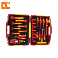 VDE-Isolierte Handwerkzeuge, 24-teiliges Set, automatische Kombination, ABS-Kunststoff- und Stahlkoffer, für Wartung, OEM-Verpackung