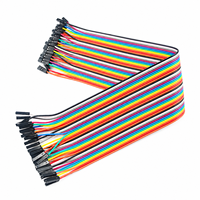 Câble de raccordement isolé PBT 20 cm 40 broches, kit de faisceau de câblage automobile, câble Dupont mâle-mâle pour carte d'expérimentation informatique