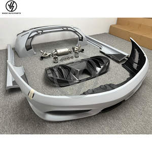 Nouveau kit carrosserie de conversion style Scuderia, semi-carbone brillant, tissage sergé, sous vide, à visser, pour pare-chocs F430 2005-2009 - Product Image 5