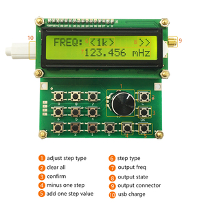 Adf4351 35MHz-4400MHz tín hiệu máy phát điện RF tần số nguồn với ROTARY mã hóa LCD cho nghiệp dư đài phát thanh <span class=keywords><strong>DIY</strong></span> phòng thí nghiệm tín hiệu máy phát điện - Product Image 5