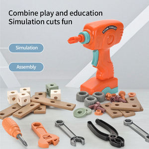 Ensemble d'outils pour enfants de 144 pièces, jeu de simulation de démontage avec tournevis électrique, boîte de rangement, construction de formes 3D, cadeau d'ingénierie - Product Image 4