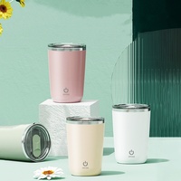 Tasse à café électrique personnalisée Kingze, rechargeable par USB, portable, automatique, magnétique, thermique