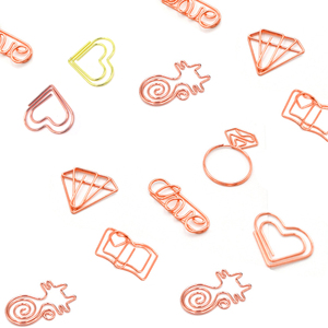 Clips de Papel Mini Inteligentes con Diseño de Estrella de Cactus, Clips de Papel Kawaii, Clips Metálicos Transparentes para Fotos, Boletos, Notas, Cartas - Product Image 4