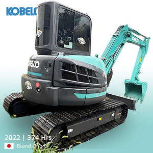 Miniexcavadora Kobelco SK55SR Usada, Original de Japón, SK 55 SR, 5 Toneladas, 5T, 5.5 Toneladas, 5.5T, Excavadora Mediana de Orugas - Product Image 1