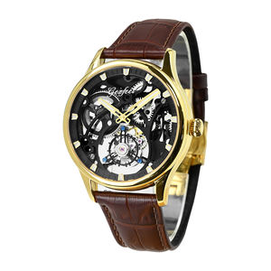 Reloj Mecánico para Hombre con Tourbillon Real, Acero Inoxidable Hueco, Cristal de Zafiro, Resistente al Agua 5BAR - Product Image 4