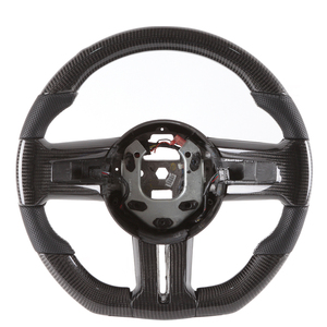 Volant en fibre de carbone compatible avec <span class=keywords><strong>Ford</strong></span> <span class=keywords><strong>Mustang</strong></span> <span class=keywords><strong>GT</strong></span> <span class=keywords><strong>500</strong></span> GT350 2010 2011 2012 <span class=keywords><strong>2013</strong></span> 2014 Volant de voiture personnalisé - Product Image 1
