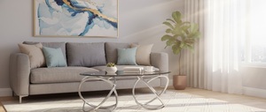 Mesa de Centro Moderna Minimalista de Mármol con Tapa de Mármol Natural, Mueble Elegante para Sala de Estar, Hogar y Comercios - Product Image 3
