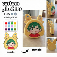 Jouets en peluche personnalisés, design de poupée, uniforme de chef doux, panda rouge, cadeaux de grand ouverture de restaurant, jouets en peluche espionneurs Hello Kitty personnalisés