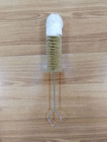 Brosse de nettoyage industrielle Brosse à rouleau abrasif en acier inoxydable et fil de cuivre supportée par l'OEM