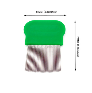 หวีสางเหาทำจากสแตนเลสหวีสางผมหวีสางผมและหวีหมัด - Product Image 3