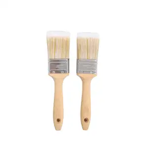 High Grade Bulk Paint Brushes 1 2 Inch Wooden Handle 4 Inch Painting 6 Inches Flat Acrylic Paint Brush