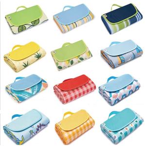 In Stock Eco-Friendly PVC Oxford Fabric Camping Mat Waterproof Foldable Moisture-Proof Picnic <b>Blanket</b> Pad for <b>Beach</b> Park Use - Product Image 6