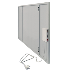 ホワイトPET表面壁掛け床置きアルミフレーム220-240 V ~ 960 W赤外線カーボンパネルヒーター週プログラム付き - Product Image 6