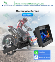 Nouveau produit aimant à dégagement rapide moto CarPlay Android Auto écran F133 puce pour moto universelle