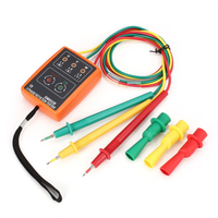 SM852B Probador de Rotación de Fases Trifásico, Indicador Digital de Fase, Detector LED con Zumbador, Medidor de Secuencia de Fases, Herramienta de Prueba de Voltaje 60V~600V CA