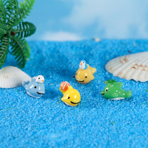 Decoraciones de animales marinos en miniatura, adornos de resina para acuarios, para exhibición de paisajes de escritorio - Product Image 4