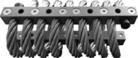 Isolateur de vibrations pour câble métallique en acier inoxydable JGX-0160D-4.8A, résistant à la corrosion, amortisseur de chocs pour instruments de précision