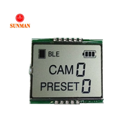 SML0271 Modul LCD TN 7-Segmen 2-Digit 3.0V Reflektif Positif untuk Perangkat BLE Preset Kamera