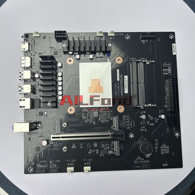 Chipboard Minisforum Bd795m Mini Pc Motherboard R9 7945hx 2*Ddr5 Gaming Pc 6C/32T 2*NVMe 2*SATA3.0 PCIe4.0 x16 2.5GLAN Mini PC
