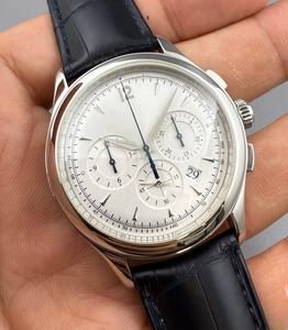 นาฬิกาข้อมือผู้ชายสายหนังคุณภาพสูง ระบบกลไกโครโนกราฟอเนกประสงค์ ทันสมัยและใช้งานได้หลากหลาย - Product Image 2