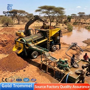 Laveuse d'or haute performance adaptée aux zones boueuses 30-50t/h, circulation d'eau réglable, haute <span class=keywords><strong>efficacité</strong></span> pour les mines d'or visqueux en Afrique - Product Image 1