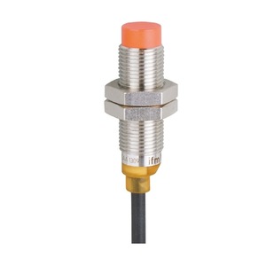 สวิตช์ตรวจจับวัตถุแบบเหนี่ยวนำ Ifm รุ่น IFS259 M18 ตัวเรือนโลหะพร้อมฝาครอบสีส้มสำหรับใช้งานในอุตสาหกรรม - Product Image 1