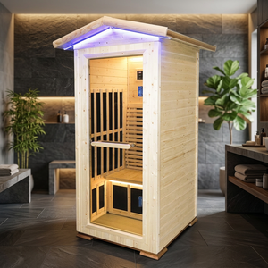 Sauna de madera/Sauna de madera para exterior e interior/Sauna de madera de lujo/Sala de sauna de bienestar/Sauna de spa de lujo/Cabaña de sauna/Barril de sauna - Product Image 1