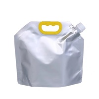Pochette en aluminium avec bec verseur pour boissons liquides, impression personnalisée, sachet en plastique pour jus, emballage de boisson avec bec verseur